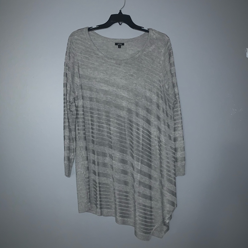 Gray Asymmetrical Top